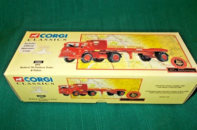 Corgi 22501 BRS Beford TK Платформа Прицеп и Поддоны - в коробке, сертификат подлинности, фигурка Corgi - Изображение 1 из 4