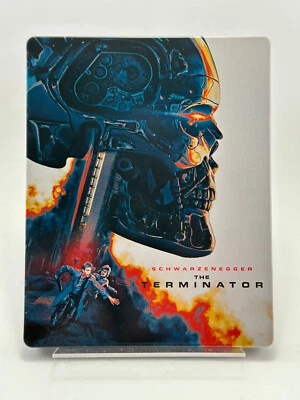 The Terminator Gloss UK SteelBook 4K Ultra HD Schwarzenegger James Cameron READ - Image 1 of 4