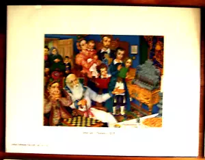Komplettsatz 6 FEIERTAGE Drucke ARTHUR SZYK - 1948 - 13”x10” - mit vollem Rand - postfrisch - Bild 1 von 6