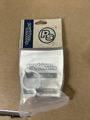 Problem Solvers Braze-on Adaptor Clamp 34.9mm Slotted Silver #s5 - Image 1 of 2