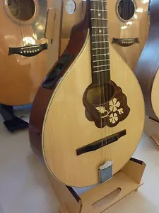 Left handed Irish Bouzouki with EQ (built in pick-up), made by Hora, solid wood - Picture 1 of 7