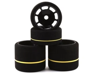 BSR Racing 1/10 Spec (4) (White) Foam Combo Tires - Picture 1 of 3