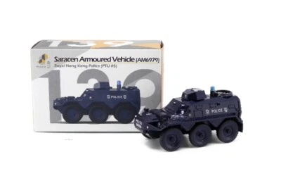 TINY 1/72 Saracen Armoured Vehicle Royal HONG KONG Police PTU #5 AM6979  in box - Image 1 of 4