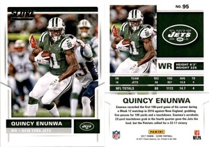 Quincy Enunwa 2017 Score Football 95