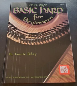 Harp Basic For Beginners Lessons Songs Sheet Music Songbook - Picture 1 of 6