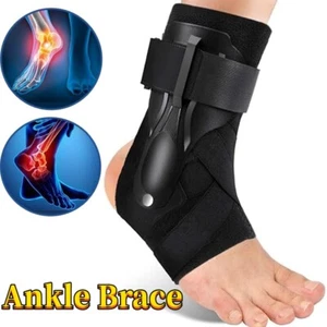 Ankle Brace Support Stabilizer Foot Guard Sprain Pain Relief Drop Foot Strap - Picture 1 of 25