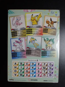 Jumbo Pokemon Card Plastic Board Smile Seminar Promo Pikachu Mew Rayquaza #5271 - Picture 1 of 18