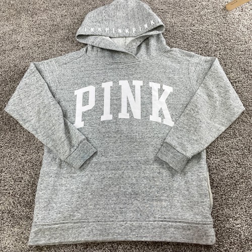 UNDERCOVER Felpa con cappuccio Victorias Secret donna extra small grigio rosa pullover donna