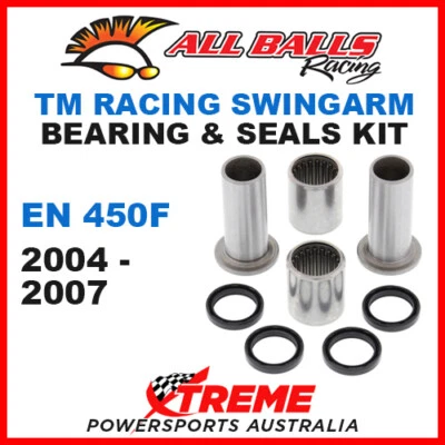 All Balls 28-1183 TM Racing EN450F EN 450F 2004-2007 Swingarm Bearing & Seal Kit - Image 1 of 2