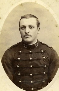 Jules Jelliot Military French Army 59 Douai Old Photo Le Quintrec 1890 - Picture 1 of 2