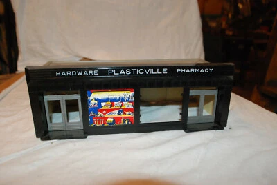 Plasticville Hardware and Pharmacy Building - O  Scale Model Assembled Rare - Image 1 of 4