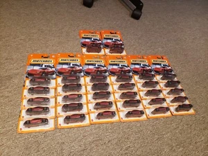 Matchbox 2022 Tesla Roadster Red LOT X32 CARS (not Hot wheels) - Picture 1 of 2