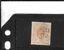 LUXEMBOURG SC#21 1872 20 CENTIMES OLD CLASSIC ARMS DEFINITIVE VF USED STAMP
