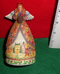 LQQK JIM SHORES [ BOUNTIFUL ANGEL] HEARTWOOD CREEK FIGUR GEBRAUCHT - Bild 1 von 3