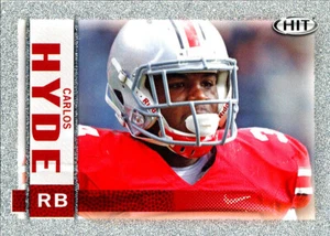 SAGE-HIT SILVER Carlos Hyde RC SEAHAWKS JAGUARS TEXANS BROWNS 49ers OSU-BUCKEYES - Picture 1 of 1