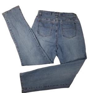 Lane Bryant Venezia High Rise Mom Jeans Sz 18 TALL Stretch Medium Wash W35 L33 - Picture 1 of 12