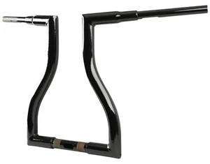 Manillar LA Choppers negro 16" trilladora de elevación barra en T (LA-7327-16B) - Imagen 1 de 1