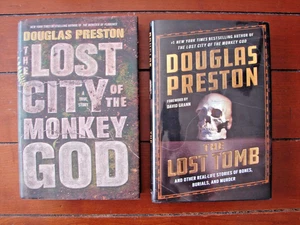 2 HC Douglas Preston The Lost Tomb & Lost City of the Money God 1st editions - Foto 1 di 3