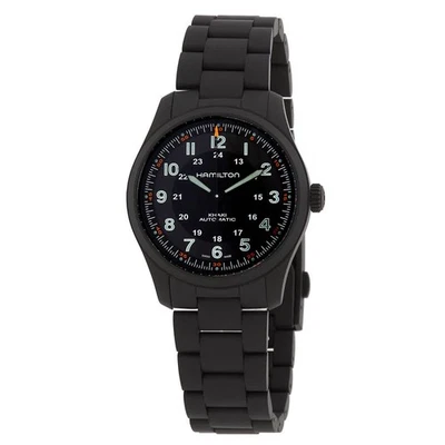 Reloj para hombre Hamilton Khaki Field automático esfera negra H70215130 Foto 1 de 3