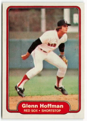 1982 Glenn Hoffman Fleer - Boston Red Sox - Image 1 of 2