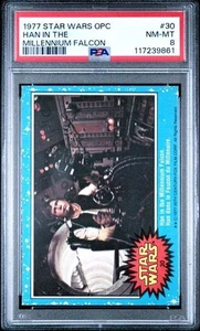 1977 OPC STAR WARS HAN IN THE MILLENNIUM FALCON O-PEE-CHEE #50 PSA 8, 3 HIGHER - Picture 1 of 2