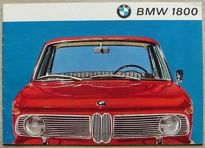 Folleto de venta de autos BMW 1800 marzo 1965 #12025 e 135 3,65 Foto 1 de 4