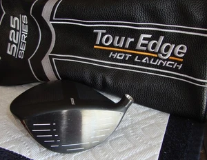 Tour Edge E525 Hot Launch 9* Driver Head & HeadCover Very Nice - Picture 1 of 3