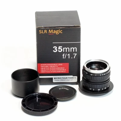Objetivo Olympus SLR Magic 35 mm f 1,7 para Micro 4/3 Foto 1 de 4