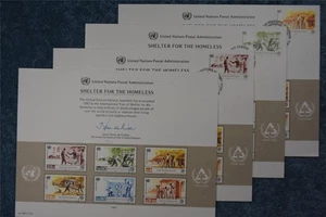 Set di carte ricordo Rifugio per i senzatetto 1987 - Foto 1 di 1