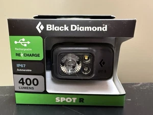 Black Diamond Spot 400-R Rechargeable LED Headlamp - Graphite - Picture 1 of 3