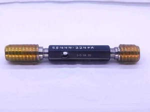 1" 5 NA 2G ACME SET TAPÓN ROSCA MEDIDOR 1.0 5. GO NO GO P.D.'S = .8920 y .8726 - Imagen 1 de 1