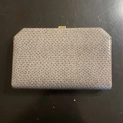 复古皮革蛇皮手拿包  — 第 1/4 张图片