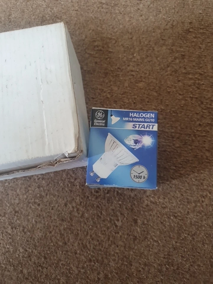 GE Halogen MR16 GU10 “Start” 1,500 h 50 W Spot Lamp – Genuine General Electric - Image 1 of 1