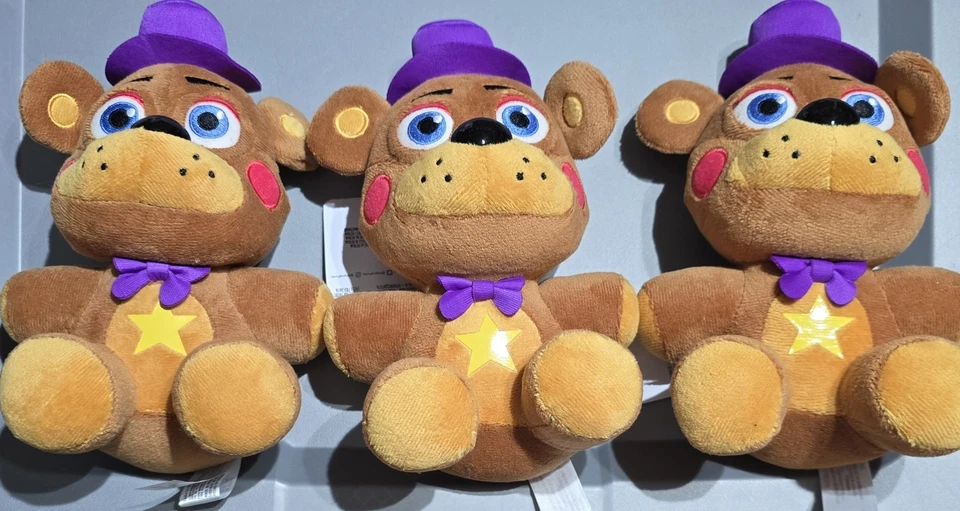 3 - 8" Five Nights At Freddy's Funko Rockstar Freddy Plush Pizza Simulator FNAF