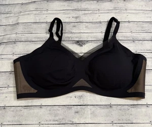 Honeylove Crossover Bra - Sculpting Lift Support Comfort Black Size Large - Picture 1 of 6
