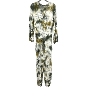 Young Fabulous & Broke Jumpsuit Green Tie Dye Small NWOT - Picture 1 of 7