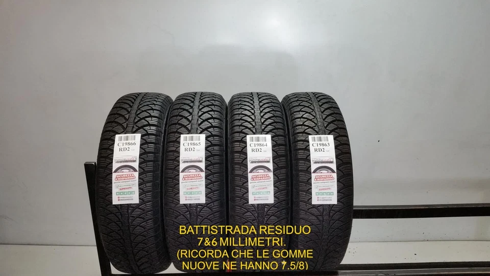 GOMME USATE  TERMICHE 185/65R15 88T FULDA KRISTALL MONTERO 3 PNEUMATICI C19866 - Bild 1 von 1