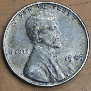 1948-P Lincoln Wheat Cent - tatsächliche abgebildete Münze - PENNY IST HELLROT BIS BRAUN - Bild 1 von 2