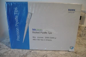 Rainin bio clean 2000/5000ul Pipette Tips 480 in 8 racks - Picture 1 of 4