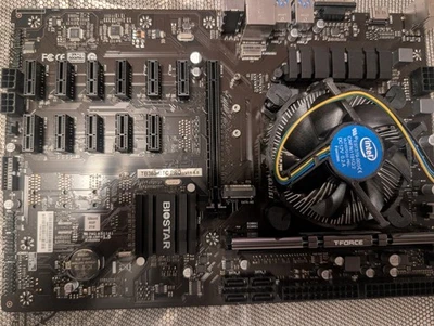 Biostar TB360-BTC PRO 2.0 Core Motherboard WITH Intel i3-9100F 3.6g Proc + Fan - Image 1 of 4