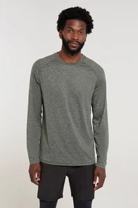 Mountain Warehouse Men Agra IsoCool Top Male Striped Quick Dry UPF 30 Active Top - Picture 1 of 28