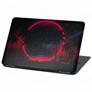 Naklejka foliowa na laptopa 13"-17" cali Skin LP91 Neon Beach - Zdjęcie 1 z 28