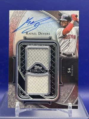 2022 TOPPS STERLING RAFAEL DEVERS AUTOGRAPH DUAL GAME JERSEY #ED 4/25 HIGH END - Image 1 of 4