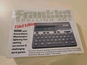 NEW-VTG-1990 Franklin Spelling Ace Third Ed SA-98 Websters/Correction Word Games - Picture 1 of 12