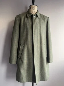 Abrigo Welligogs Tweed Mujer Talla 14 Verde Lana Cuadros Abrigo País Inglaterra - Imagen 1 de 17