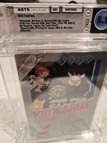 Kid Icarus WATA 5.5 CIB Hangtab First Production NES Nintendo 
