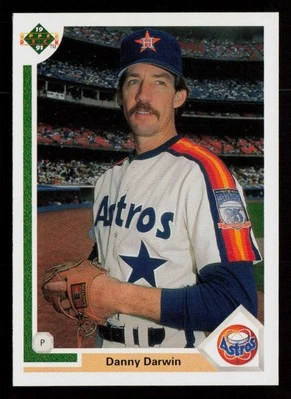 Danny Darwin 1991 Upper Deck #586 Houston Astros Baseball Card - Image 1 of 2