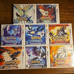 Pokemon Ultra Luna, Ultra Sol, X, Y, Alfa, Omega Rubí - Estuches e Insertos -SIN JUEGO - Imagen 1 de 2