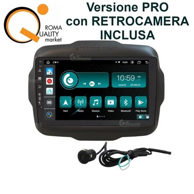 Jfsound JF-039JR-X9C PRO autoradio car tablet 9" fit JEEP RENEGADE 2014 Android - Immagine 1 di 4