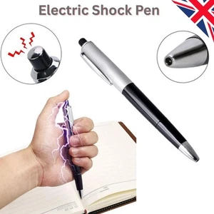 Electric Shock Pen Practical Joke Shocking Pen Prank Funny Trick Gag - Picture 1 of 17